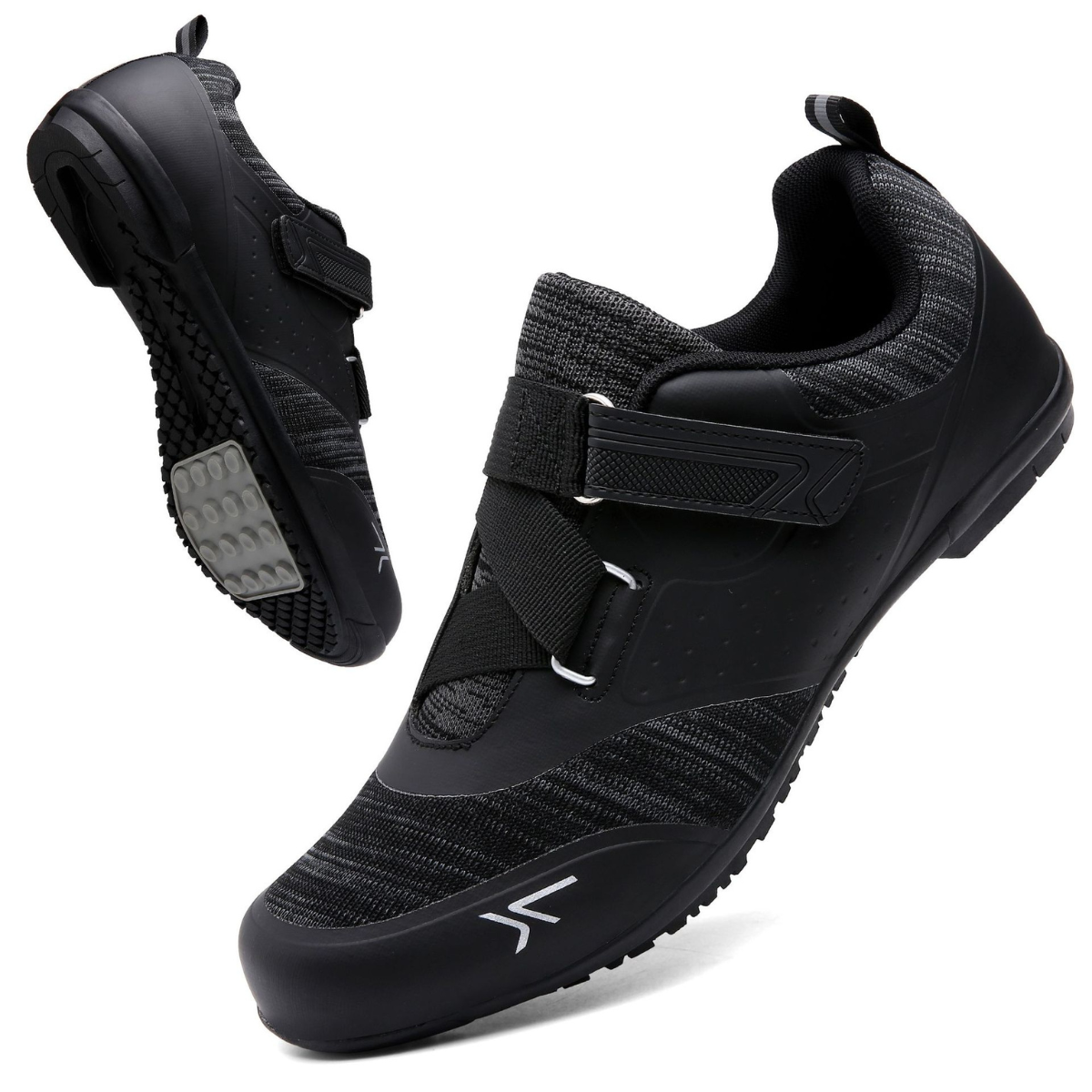 Cyctronic Volant Rubber Sole Cycling Shoes for Men and Women Compatible