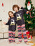 Family Matching Pajama Set with Moose Monogrammed Antler Print