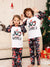 Family Matching Christmas Parent-Child Printed Pajamas
