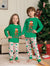 Family Parent-Child Christmas Cartoon Gingerbread Man Pajamas Set