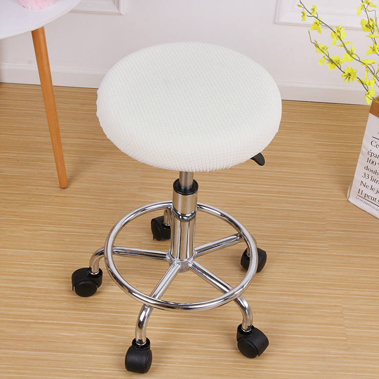 Round Bar Stool Cover Dining room elastic slipcovers for chairs– JOYINBOX