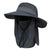 UPF 50+ Wide Brim Fishing Hat with Face Neck Flap