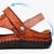 Casual Closed Toe Leather  Adjustable Handmade Sandals