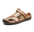 Men's Casual Closed Toe Leather Adjustable Handmade Sandals