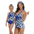 Covering The Belly Slimming One-Piece Mommy and Me Swimsuit