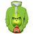 Inspired by The Grinch Hoodie Anime 3D Harajuku Outerwear For Mens