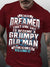 I Never Dream Become Grumpy Old Man Killing It Funny Words T-shirts