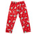 Family Matching Polar Bear Fleece Red Pajamas Sets