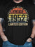 70 Year Old Gifts Vintage 1952 Limited Edition 70th Birthday Short sleeve T-shirt
