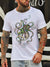 Men's Casual Personality Octopus Print Crew Neck T-Shirt