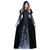 Women's Black Terylene Witch Dress Halloween Cosplay