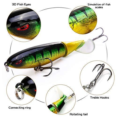 🎁Hot Sale -30% OFF🐠Rotating Spins Tail lure And Bionic Swimming Lure ...