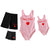 Family Matching Heart Printed Swimsuits