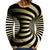 3D Graphic Long Sleeve Shirts Optical Illusion Plus