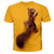 3D Graphic Short Sleeve Shirts Squirrel