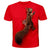 3D Graphic Short Sleeve Shirts Squirrel