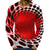3D Graphic Short Sleeve Shirts Red Vortex