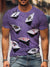 3D Graphic Poker Party Daily Short Sleeve Casual Vintage Shirts