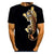 3D Graphic Short Sleeve Shirts Tiger