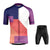 Tournament Short Sleeve Cycling Jersey Set Waist Shorts Bicycle Suit