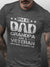 I'm A Dad Grandpa And A Veteran Nothing Scares Me Casual Cotton Blends T-shirt