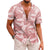 Cotton Linen Tropica Hawaiian Floral Shirts