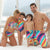 Family Matching Rainbow Printed Swimsuits