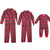 Red Checked Printed Family Matching Pajamas Set