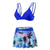 Floral Bikini Set & High Waisted Swim Skirt