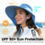 UPF 50+ Wide Brim Gardening Hat with Neck Flap