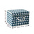 Linen Patterned Storage Boxes (36*25*25 cm)