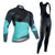 Camouflage Long Sleeve Cycling Jersey Set Bib Pants Bicycle Suit
