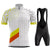 Outdoor Short Sleeve Cycling Jersey Set Bib Shorts Bicycle Suit