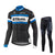 Road Long Sleeve Cycling Jersey Set Waist Pants Bicycle Suit