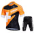 Riding Short Sleeve Cycling Jersey Set Waist Shorts Bicycle Suit
