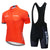 Sport Short Sleeve Cycling Jersey Set Bib Shorts Bicycle Suit