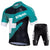 Riding Short Sleeve Cycling Jersey Set Waist Shorts Bicycle Suit