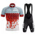 Gradient Short Sleeve Cycling Jersey Set Bib Shorts Bicycle Suit