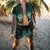 Men's Graphic Hawaiian Casual Short Sleeve Suits