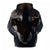 3D Graphic Printed Hoodies Black Dog