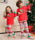 Christmas Grinch Family Pajama Set with Monogram Print