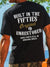 Men's Back Printed T Shirts With Fifties