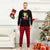 Family Matching Round Neck Pajama Set with Grinch Pattern