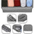 Compartmentalized Clothing Storage Bag (38.2*13.0*5.9 in)