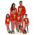 Merry Christmas Family Striped Pajama Set with Elf Print