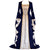 Medieval Womens V-Neck Long Sleeve Floor Length Cosplay Dress