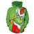 Inspired by Santa Claus Grinch Ugly Christmas Grinch Green Hoodie