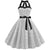 Audrey Hepburn Polka Dots Retro Vintage Dress